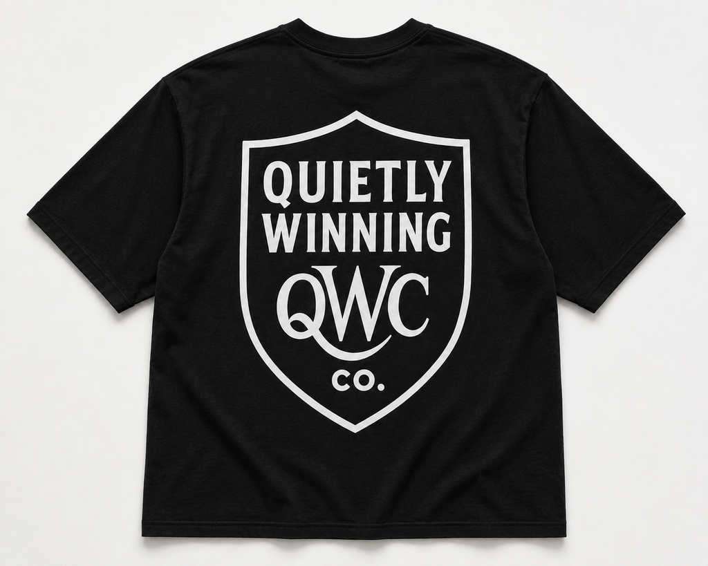 Quietly Winning Shield Tee