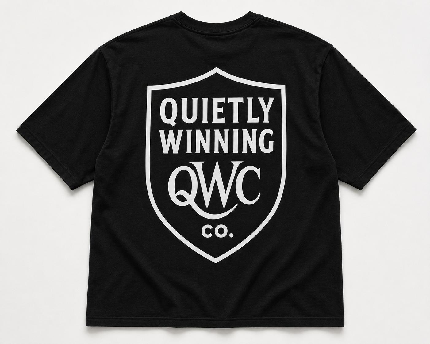 Quietly Winning Shield Tee