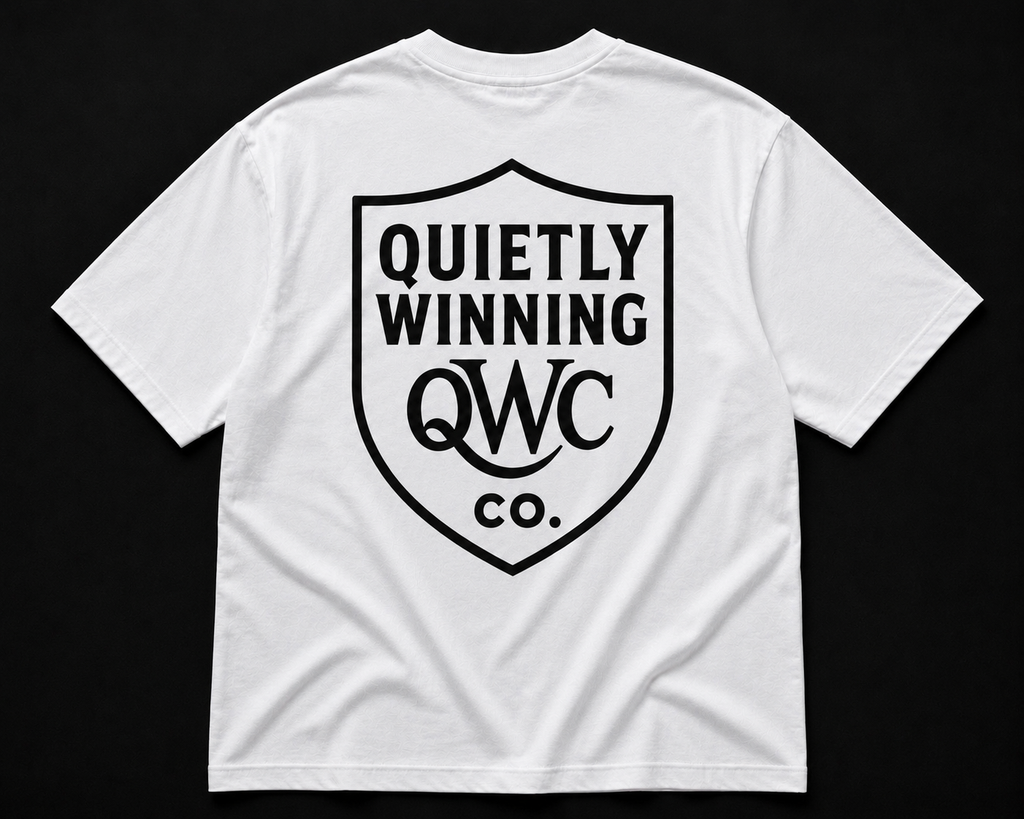 Quietly Winning Shield Tee