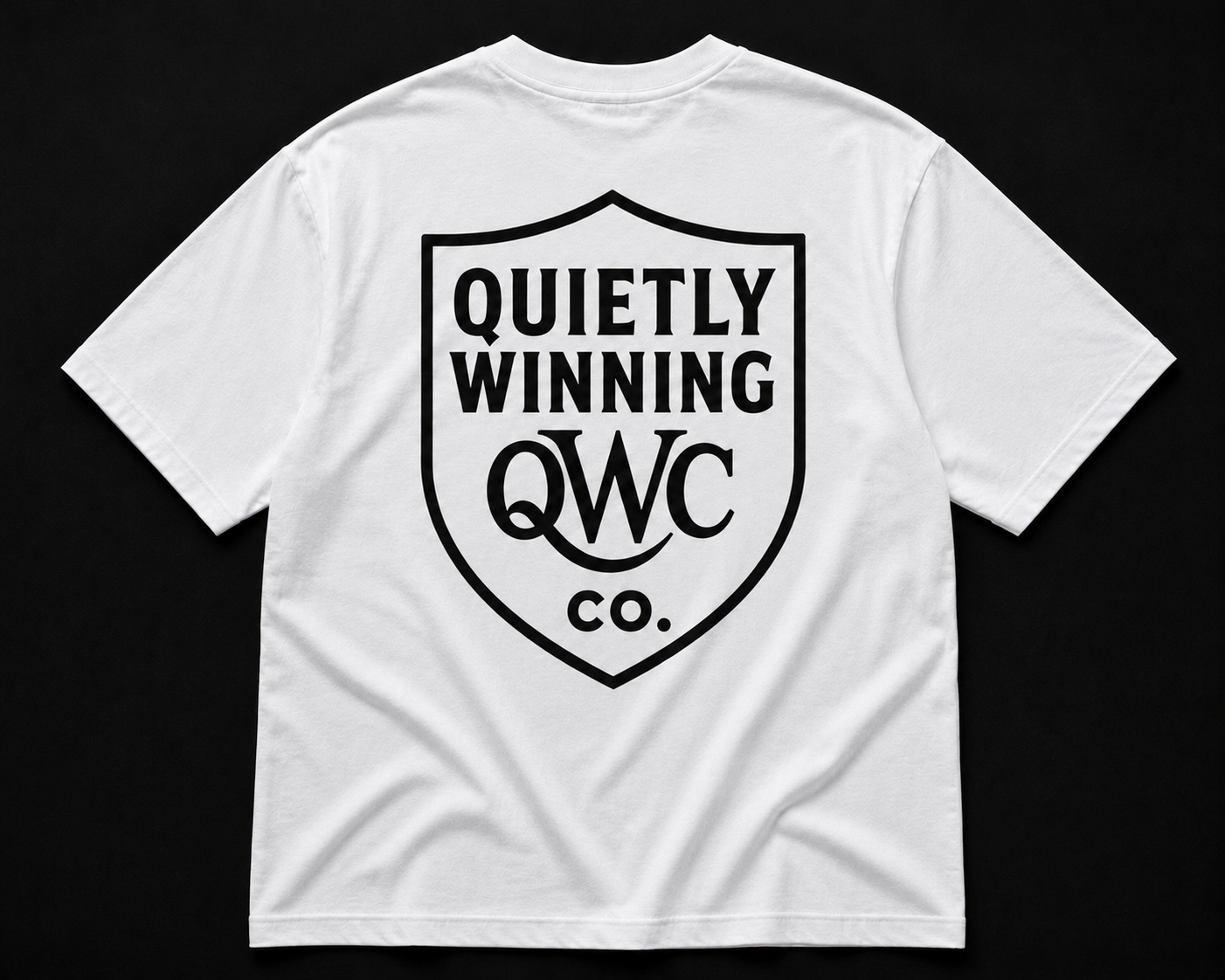 Quietly Winning Shield Tee