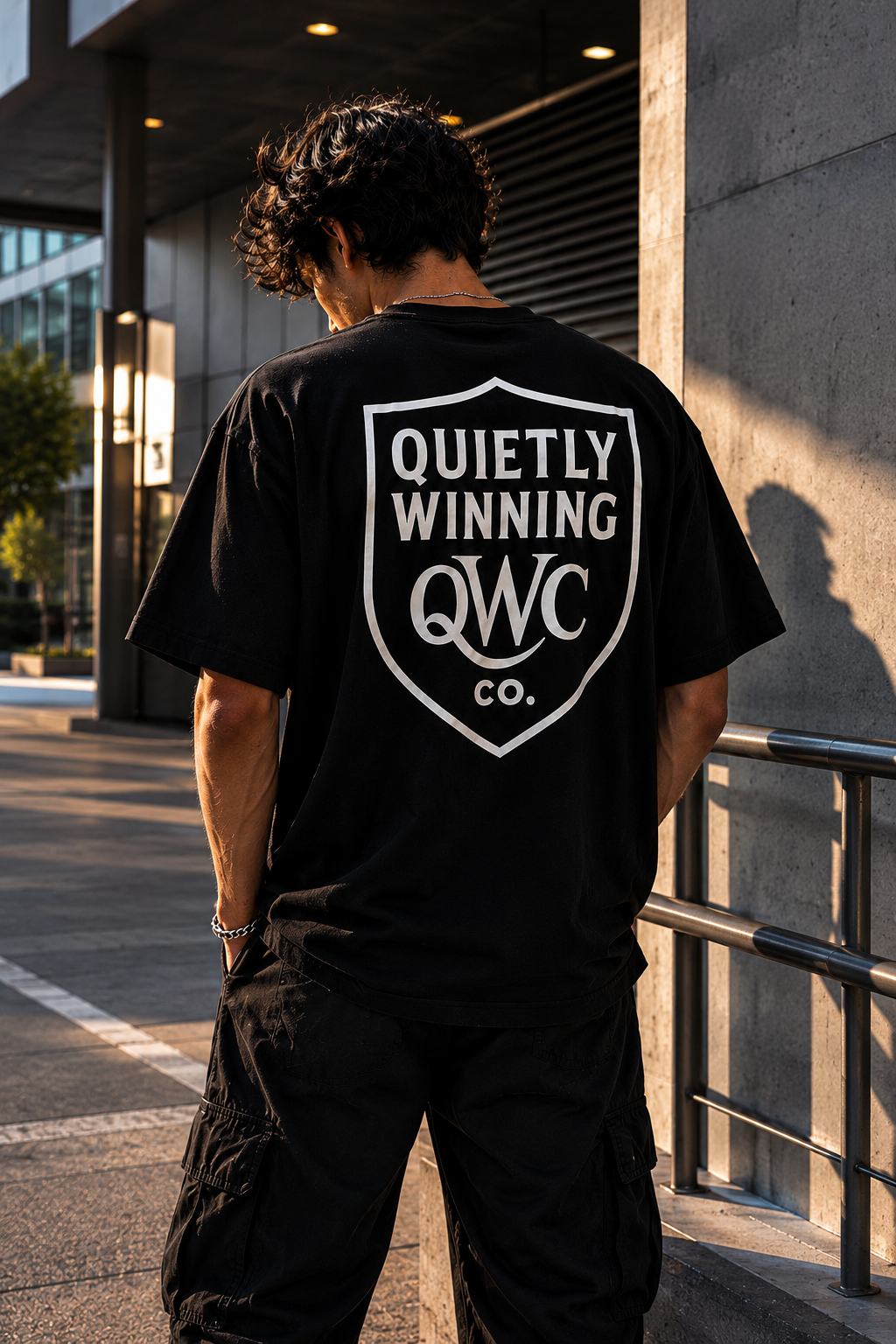 Quietly Winning Shield Tee